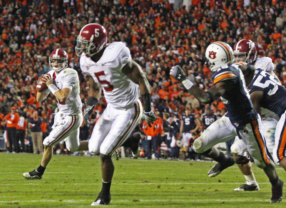 Greg McElroy to Roy Upchurch to cap "The Drive" at Auburn in 2009